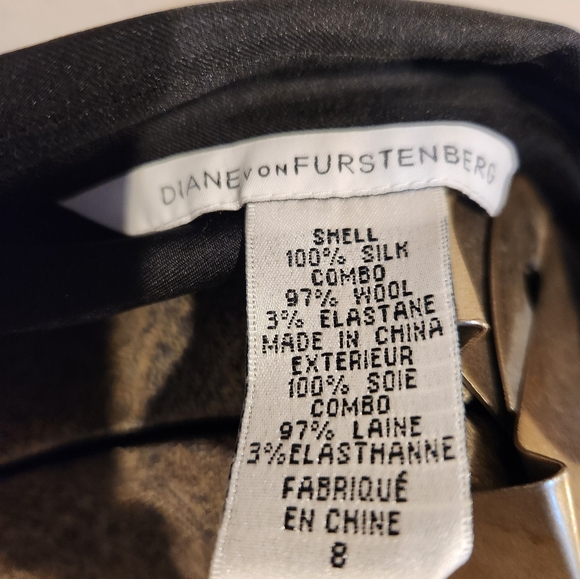 DVF Dress Silk/Wool New without Tags - Picture 2 of 8